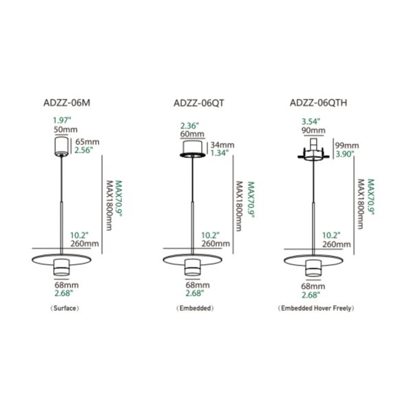 DECOR 68 Pendant Light